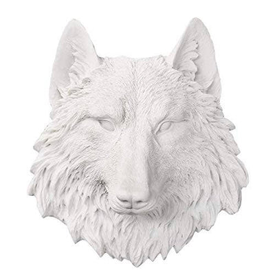 Wall Charmers - The Sierra Mini Wolf Head Faux Taxidermy Single Color