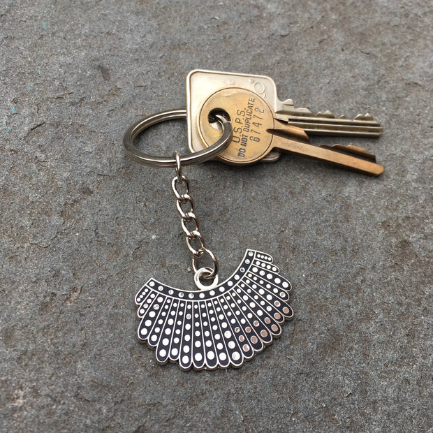 Dissent Pins - Dissent Collar Keychain - Hard Enamel