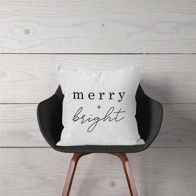 Merry & Bright-Pillow Cover